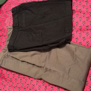 Slacks and dress shorts